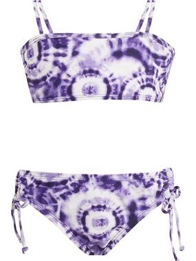 🛑SOLD🛑 Kanu Surf Girls' Purple Tie-Dye Bikini Set